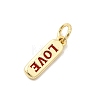 Brass Enamel Charms KK-P338-01G-B02-2