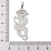 Non-Tarnish 304 Stainless Steel Pendants STAS-Z076-15P-3