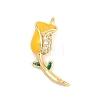 Brass Micro Pave Cubic Zirconia Pendants KK-H273-35G-02-1