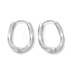 Brass Twist Hoop Earrings EJEW-Q014-02P-2