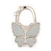 Glitter Butterfly Zinc Alloy Crystal Rhinestone Bag Hanger BAGH-F001-A06-1