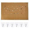 1Pc Nylon Tactical Hook and loop Fastener Patch Hanging Display Board with Eyelets AJEW-OC0005-81B-1
