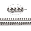 Men's Jewelry Making 201 Stainless Steel Curb Chains CHS-A003B-1.8mm-7