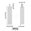 304 Stainless Steel Pendants STAS-UN0013-42P-5