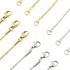 8Pcs Classic Plain 1.2MM 304 Stainless Steel Snake Chain Necklaces for Men Women NJEW-YW0001-26-2