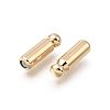 Brass Lapel Stick Pin End Cap FIND-Z123-01G-2