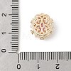 Brass Micro Pave Cubic Zirconia Beads KK-K297-29G-4