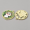 Alloy Enamel Pendants FIND-TAC0010-72C-2