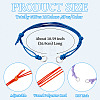 10Pcs Waxed Polyester Cord Bracelets Making AJEW-TAC00108-3