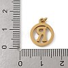 304 Stainless Steel Charms
with Jump Ring LS-STAS-R001-02G-R-3