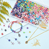  477Pcs Evil Eye Beads Kit for DIY Jewelry Making DIY-NB0006-17-6