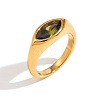 316L Stainless Steel with Cubic Zirconia Finger Rings FS-WGB17C9-11-1