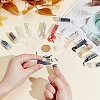495Pcs 15 Colors Glass Bugle Beads SEED-ME0001-16-3