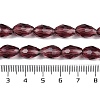 Transparent Imitation Jade Glass Beads Strands GLAA-N005-T4mm-D-2-4