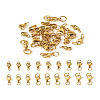 30Pcs 6 Styles 304 Stainless Steel Lobster Claw Clasps STAS-TA0001-83G-19