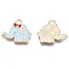 Alloy Enamel Pendants ENAM-N048-007A-6