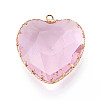 Transparent Glass Pendants KK-N283-01J-G-1