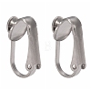 Tarnish Resistant 304 Stainless Steel Clip-on Earring Findings LS-X-STAS-G081-63P-3