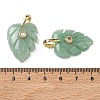Natural Green Aventurine Pendants GG-CBA105B-01N-G-3