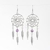 Alloy Dangle Earrings EJEW-JE01995-2