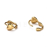 Brass Huggie Hoop Earrings EJEW-H121-08G-3