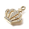 UV Plating Alloy Crystal Rhinestone Pendants RB-CBAD37D-36G-2