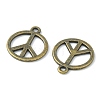 Tibetan Style Alloy Pendants TIBEP-K67-AB-NR-2