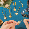 5Pcs 5 Style Alloy Wine Glass Charms HJEW-TA0001-13-5