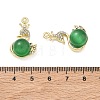 Alloy Rhinestone Pendants FIND-D044-22G-01-3