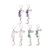 3 Pairs Brass Leverback Earrings EJEW-TA00792-2