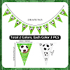 6Pcs 2 Colors Football Theme Paper Pennant Flags Banners FIND-PH0038-64-2