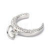 Brass Cubic Zirconia Charms ZIRC-C022-12P-3