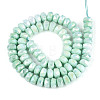 Anti-Tarnish Electroplate Glass Beads Strands GLAA-T025-8mm-11D-2