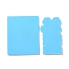 Exercising Men Shaped Straw Topper Silicone Mold Sets DIY-L067-I01-4