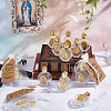 24Pcs Glass Empty Holy Water Bottles for Religious AJEW-WA0004-61-5