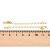 Brass Curb Chain Extender KK-L265-03G-3