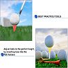 CHGCRAFT 12Pcs Two-tone Plastic Golf Double Tees AJEW-CA0001-62-5