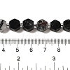 Natural Black Rutilated Quartz Beads Strands G-P534-A04-02-5