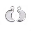 304 Stainless Steel Pendant Cabochon Settings STAS-P210-05P-3