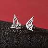 Stainless Steel Small Animal Stud Earrings for Women PW-WG87B69-14-1