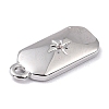 Brass Micro Pave Cubic Zirconia Charms LS-ZIRC-I054-12P-03-2