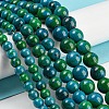 Synthetic Chrysocolla Beads Strands G-L529-B01-8mm-7