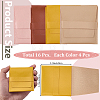 8Pcs 4 Colors Square PU Leather Jewelry Flip Pouches ABAG-CL0001-57-2