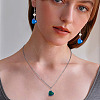 Glass Charms GLAA-TAC0012-28B-9