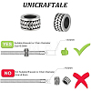 Unicraftale 8Pcs 304 Stainless Steel Beads STAS-UN0054-31-5