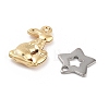Stainless Steel Pendants & Connector Charms STAS-XCP0001-88-2