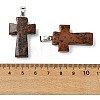 Natural Mahogany Obsidian Pendants GG-K002-11D-3
