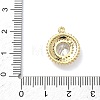 Brass Micro Pave Cubic Zirconia Pendants KK-C254-01C-G-3