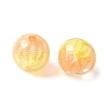 Two Tone Transparent Acrylic Beads OACR-D304-02E-2