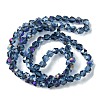 Electroplate Glass Beads Strands EGLA-K061-07A-HR01-2